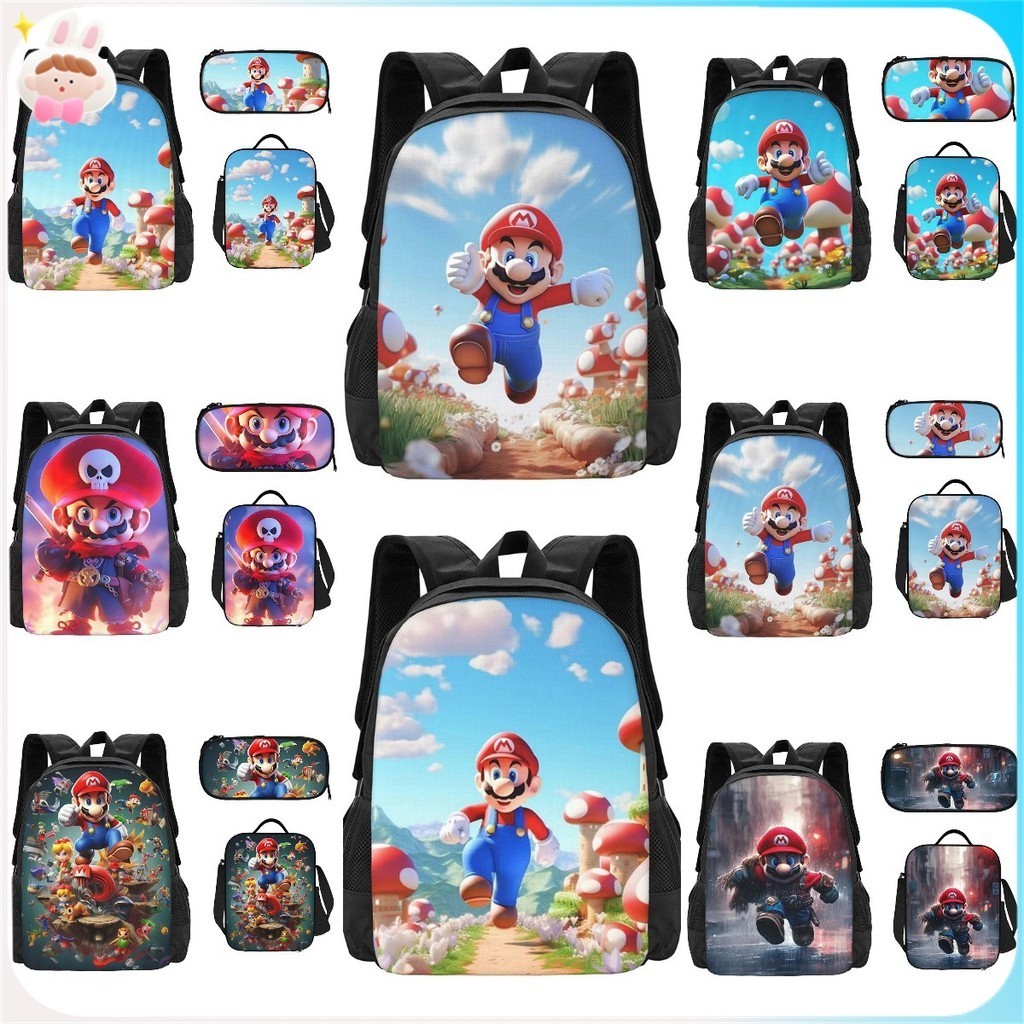 Mario school bag best sale