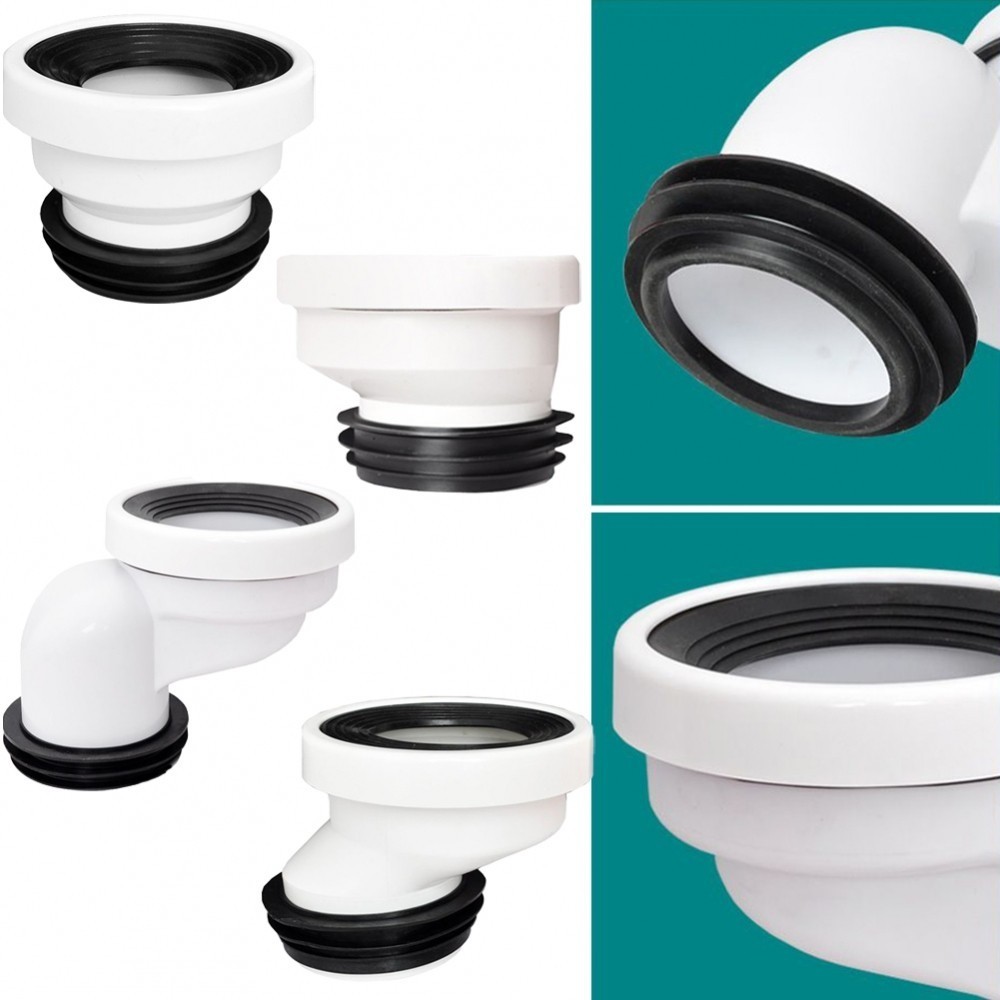 Straight PVC Toilet Pipe Nozzle for Easy Drain Connection No Water ...