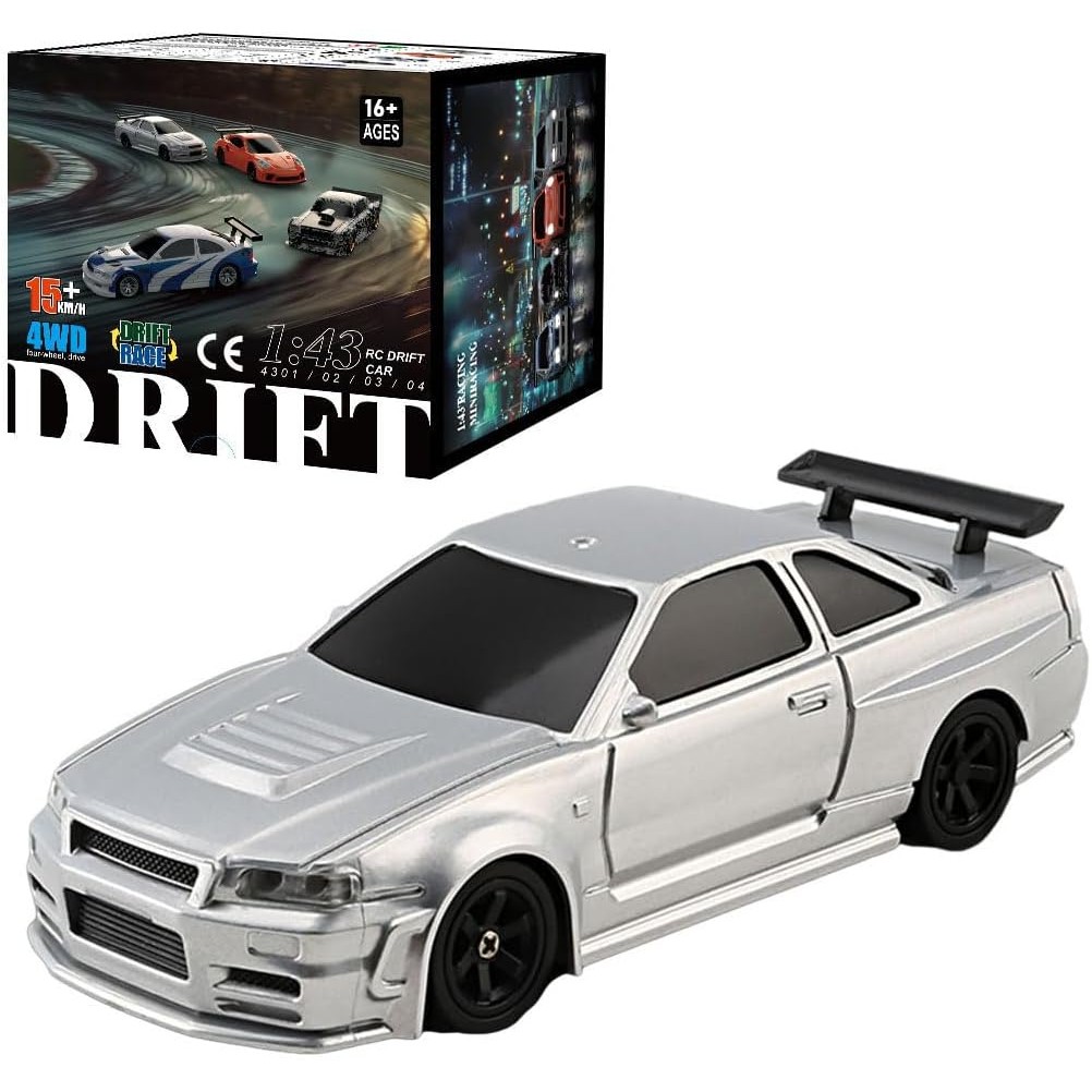 Funwetrike Mini RC Sport rift Car, 1/43 Scale 2.4G 15KM/H Full ...