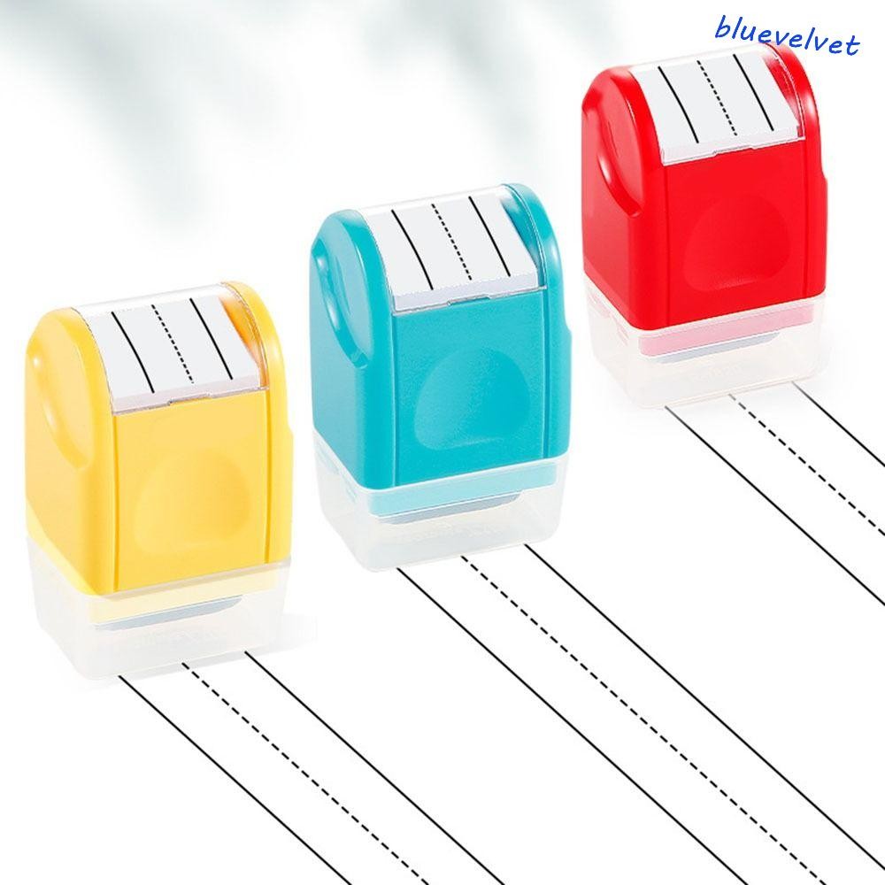 BLUEVELVET Dashed Handwriting Lines Stamp, Rreusable Efficient Line ...