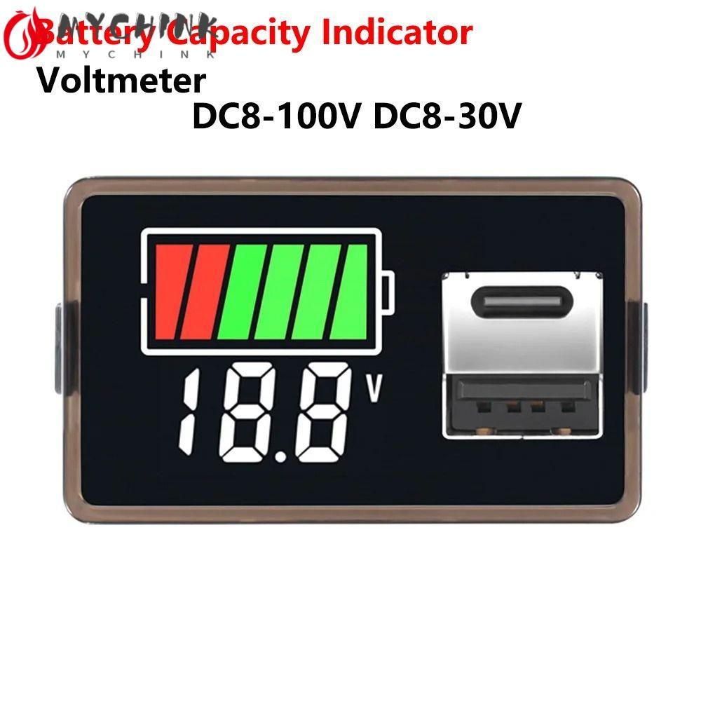 Digitale Batterie-Kapazitätsanzeige DC 8-100V – Mit SOC-Import, Spannungsalarm, Für Lithium & Blei, Ideal Für Wohnmobile & Elektrofahrzeuge