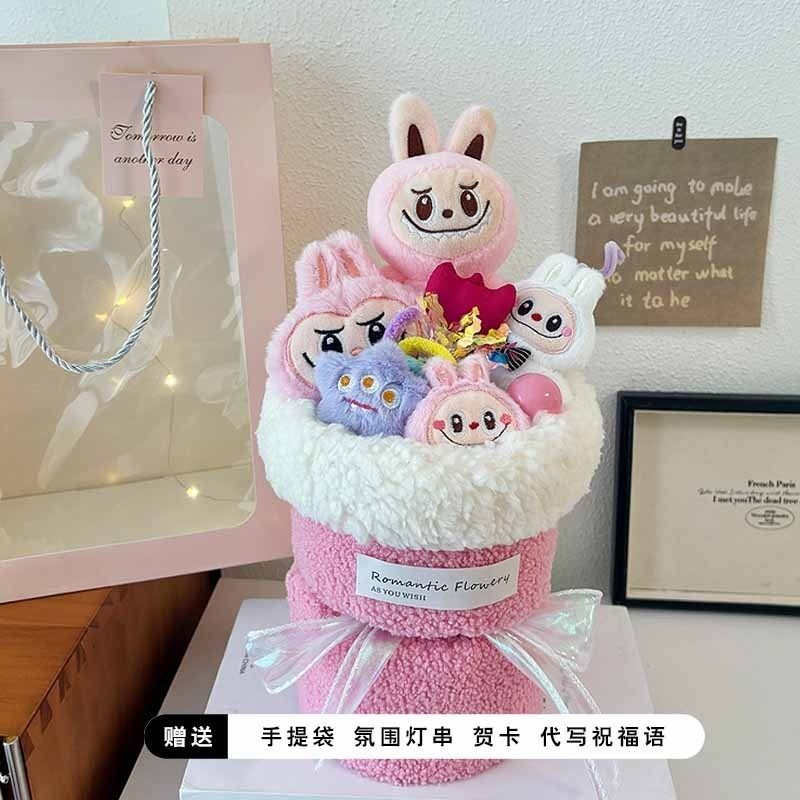 [Ready Stock] Original Picture Delivery Free Tote Bag Light Cute labubu ...