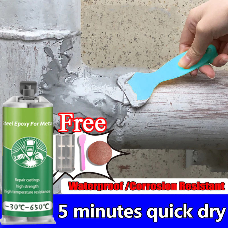 【COD】Metal Glue Resistance to Steel Above 650° C Extrusion Metal Repair ...