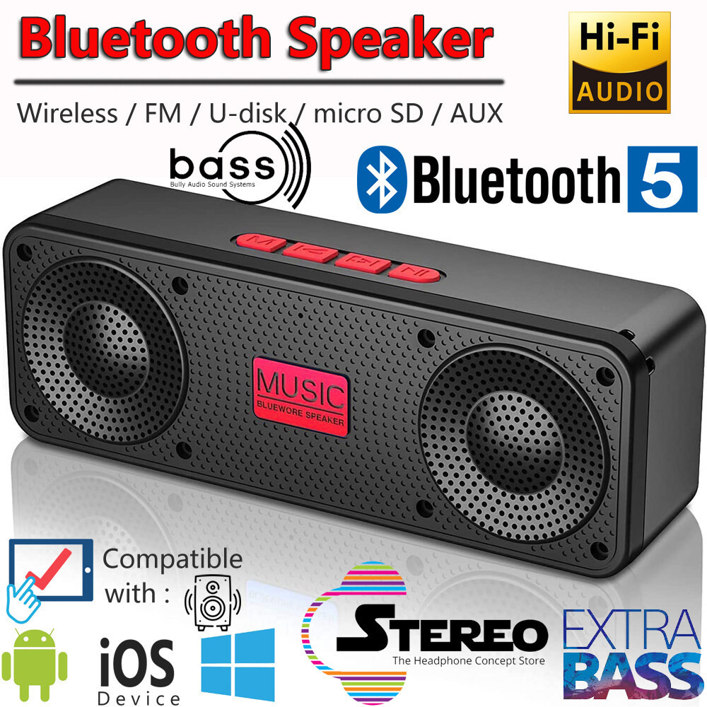 Hifi 3d Bass Bluetooth Speaker Wireless Speaker Portable 9d Stereo