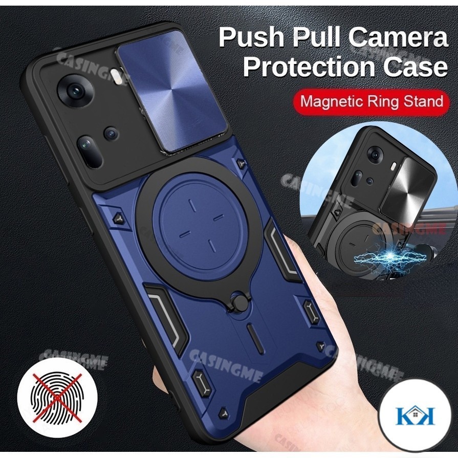 KK Oppo Reno 11 5G 2024 Shockproof Armor Push Pull Camera Protect ...