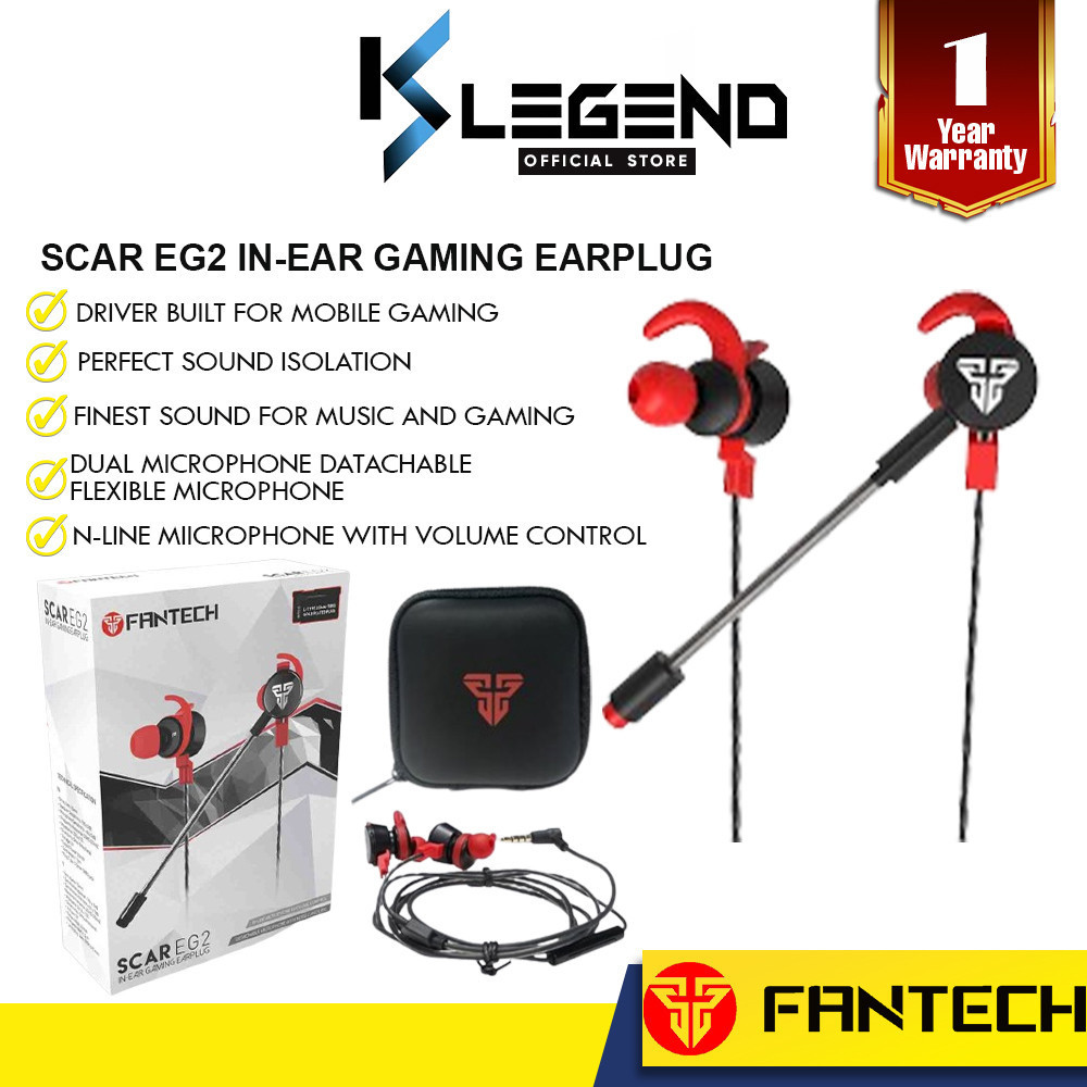 Fantech Scar EG2 In-Ear Gaming Earplug | Shopee Malaysia