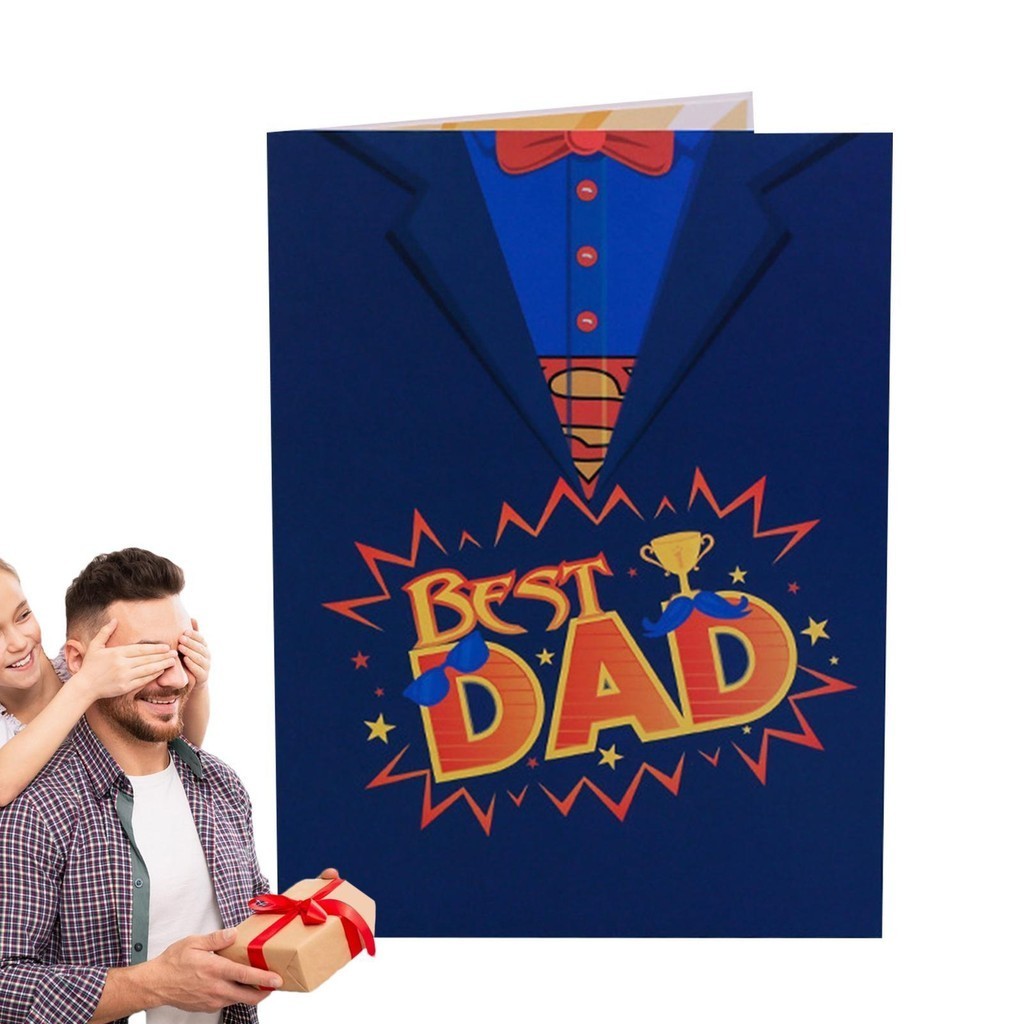 Fathers Day 3d Greeting Card Happy Fathers Day Card Pop Up Card 3d