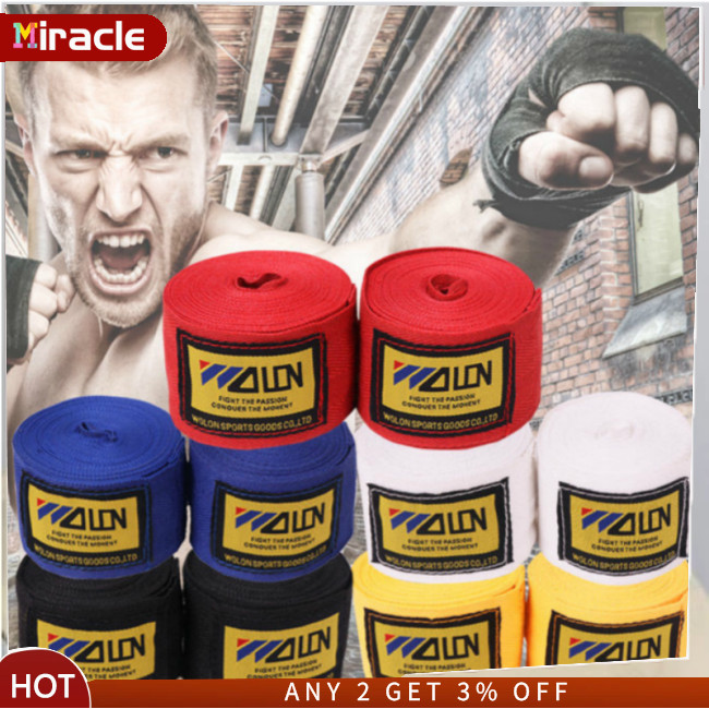 Glory 2PCS (PAIR) Boxing Wrap Sports Hand Wraps Support for Muay Thai ...