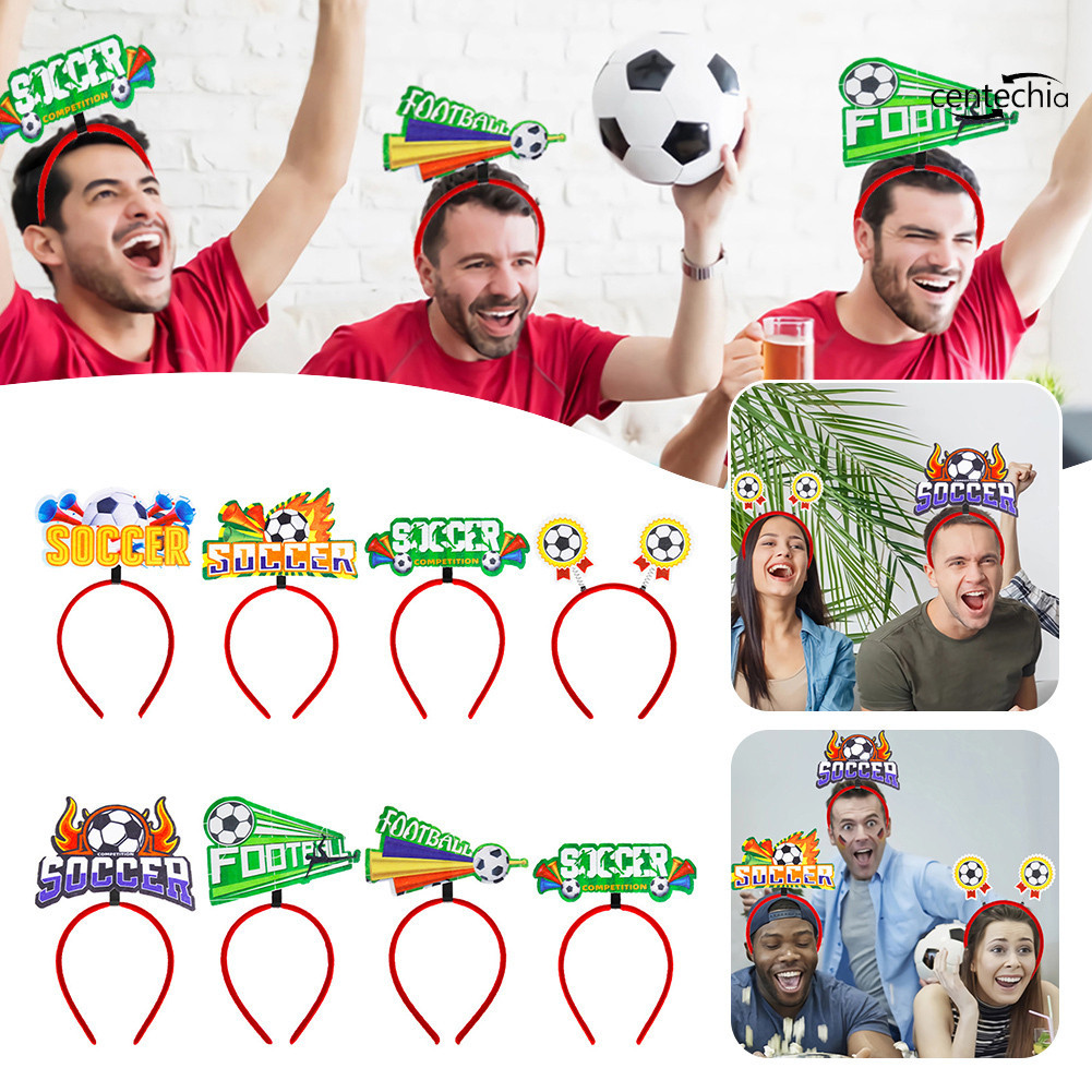 Colorful Soccers Hair Bands For Euro 2024 Fans Soccers Match Cheering ...