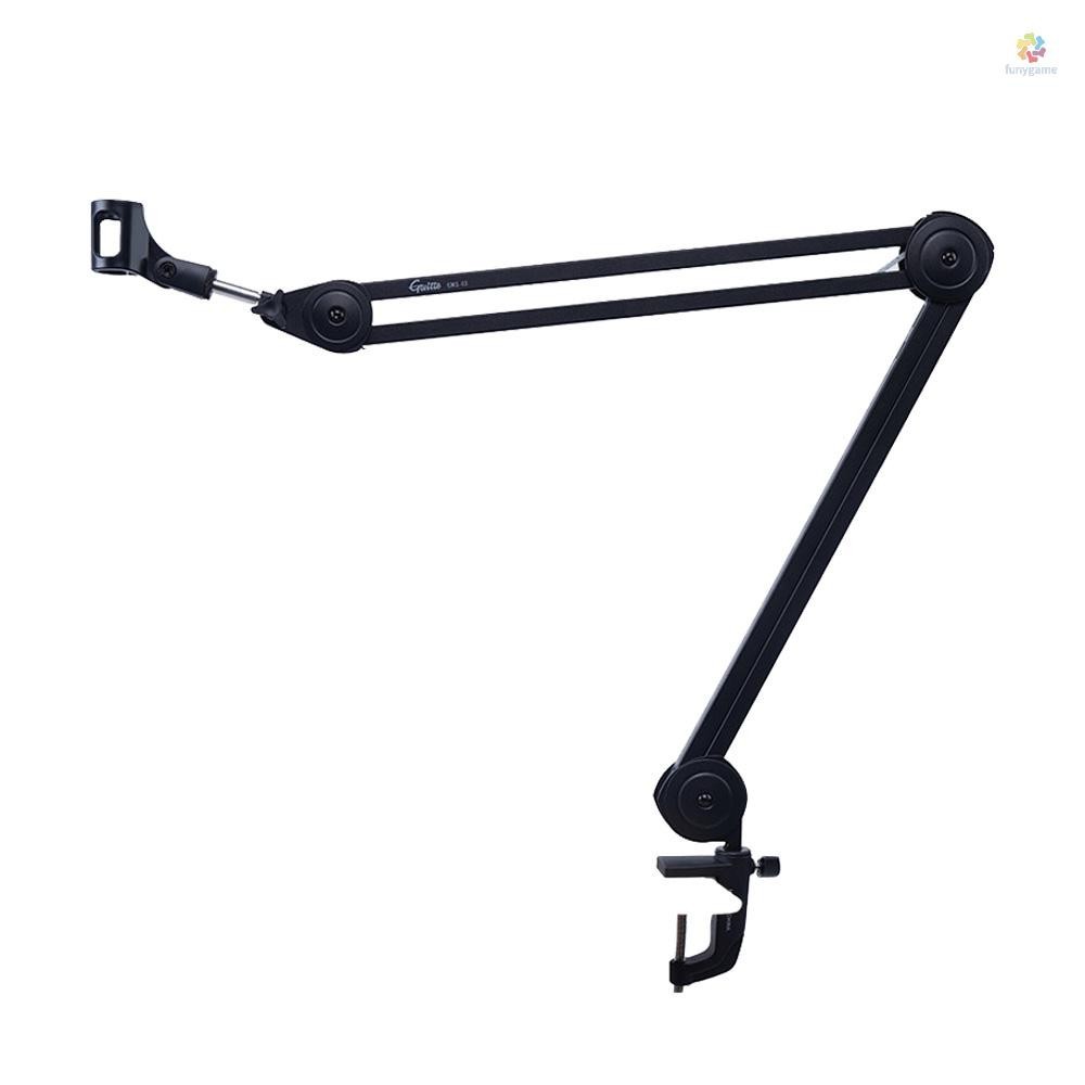 GUITTO GMS-03 Desktop Microphone Stand Large-sized Adjustable Foldable ...