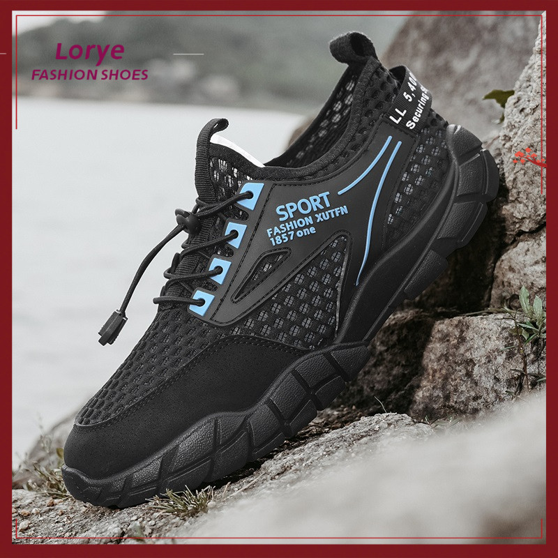 Mens extra wide fit trainers walking shoes comfortable running sneakers