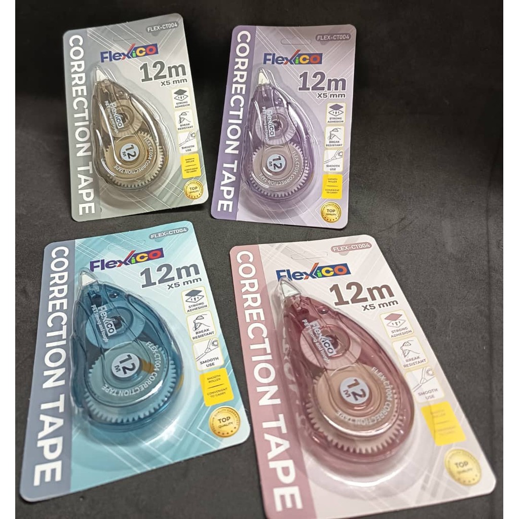 Flexico Correction Tape ( 5mm x 12M ) | Shopee Malaysia
