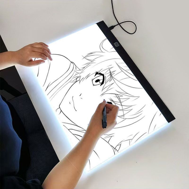 Chinese New Yeara3a4a5拷贝台LED灯临摹台钻石画透图板动漫透光板练字发光板A3A4A5 copying table ...