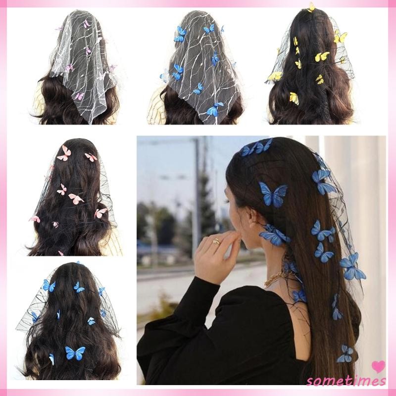 Time Flora Fairy Hair Wrap Butterfly Photoshoot Props for Christmas ...