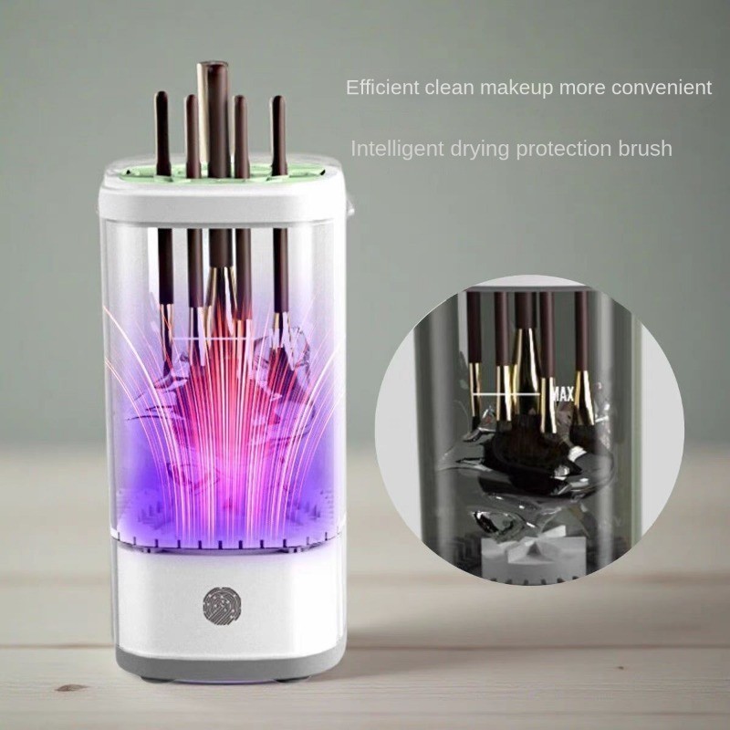 Fully Automatic Quick-Drying Electric Makeup Brush Cleaner Household ...