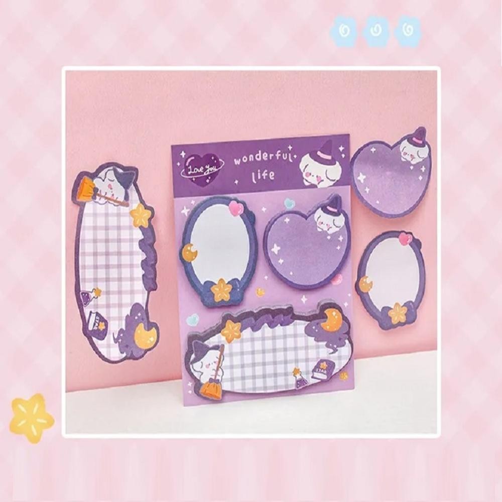 Cute Sticky Notes Cartoon Animal Sticky Memo Pads Kawaii Small Self 