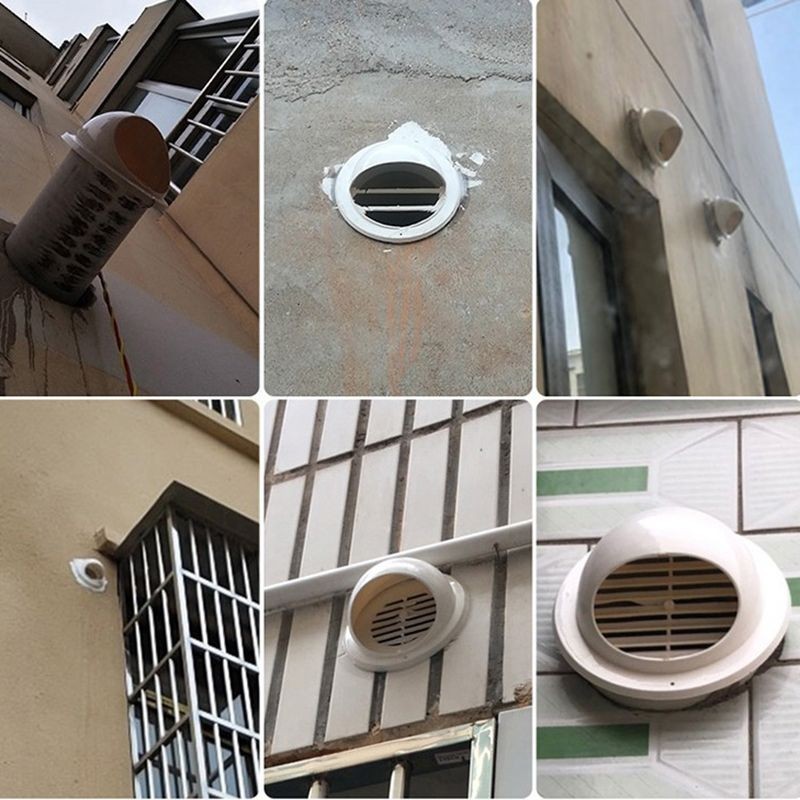 Pvc Breathable Cap Rainproof Cap Roof Exhaust Hood 110 Exhaust Pipe ...