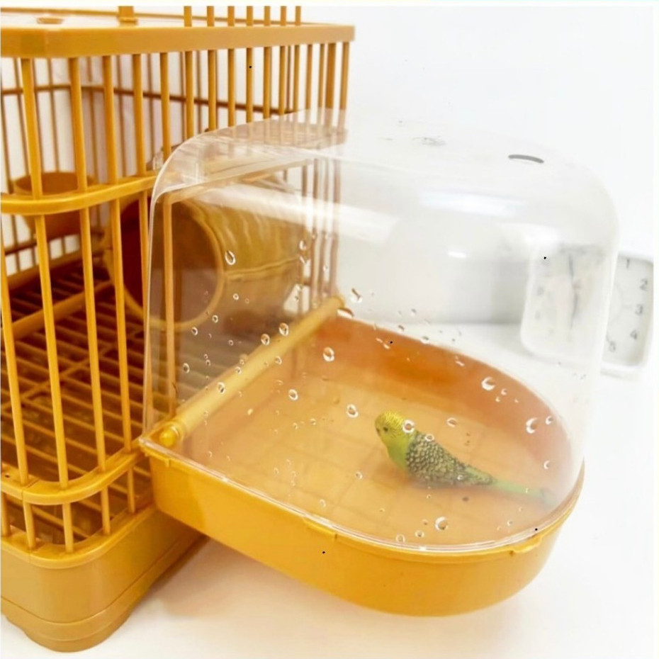 Curated visual reference: Picture Idea: Convenient Chitta Bird Cage Shower Tray Box Suitable For All