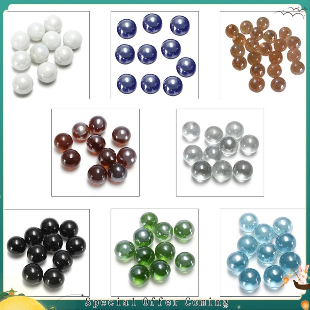 【hon02kandizimy】10 Pcs Marbles 16mm Glass Marbles Knicker Glass Balls Decoration Shopee Malaysia 4917