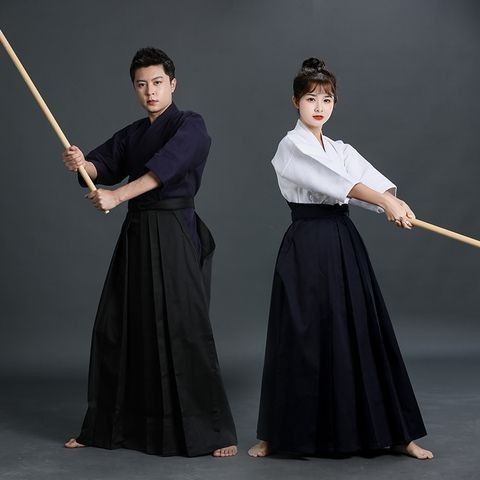 Japanese Kendo Suit Culotte Pants Men Women Competition Training Kendo ...