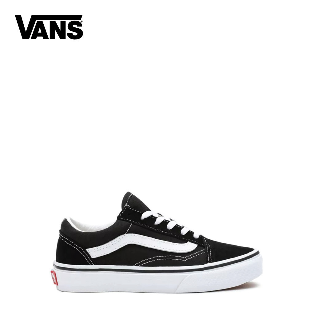 Vans Kid's Old Skool Shoes 0123 - Black | Shopee Malaysia