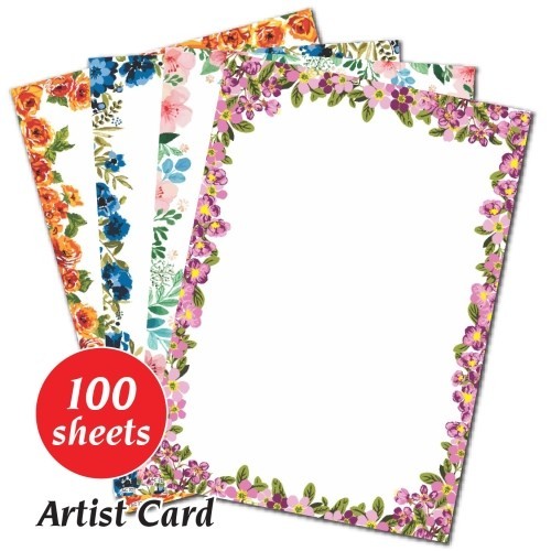 A4 Artist Card | A4 Fancy Artist Card | A4 Folio Card | Fancy Card ...