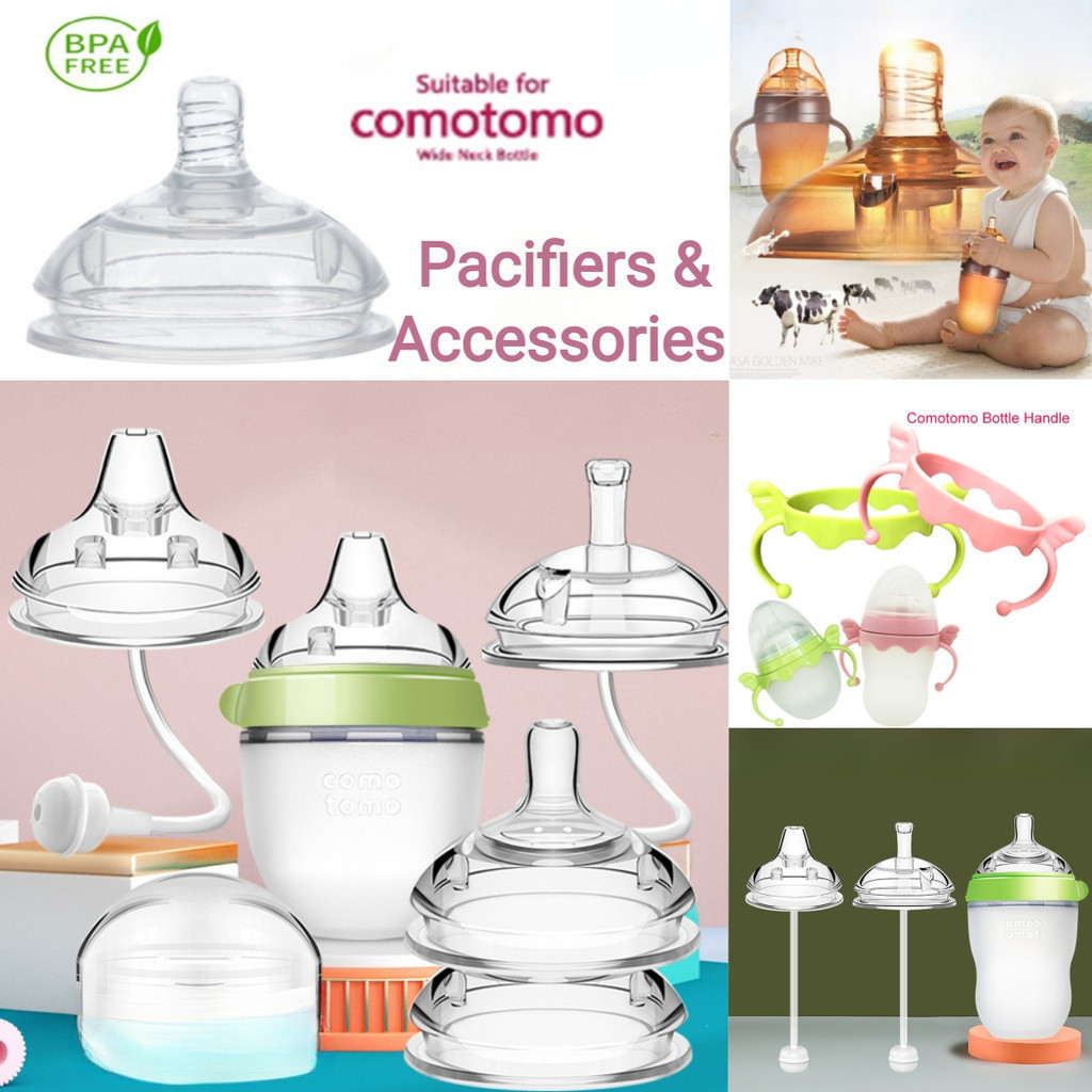 Comotomo 7cm Wide Nipple Pacifiers Accessories Baby No BPA Caliber ...