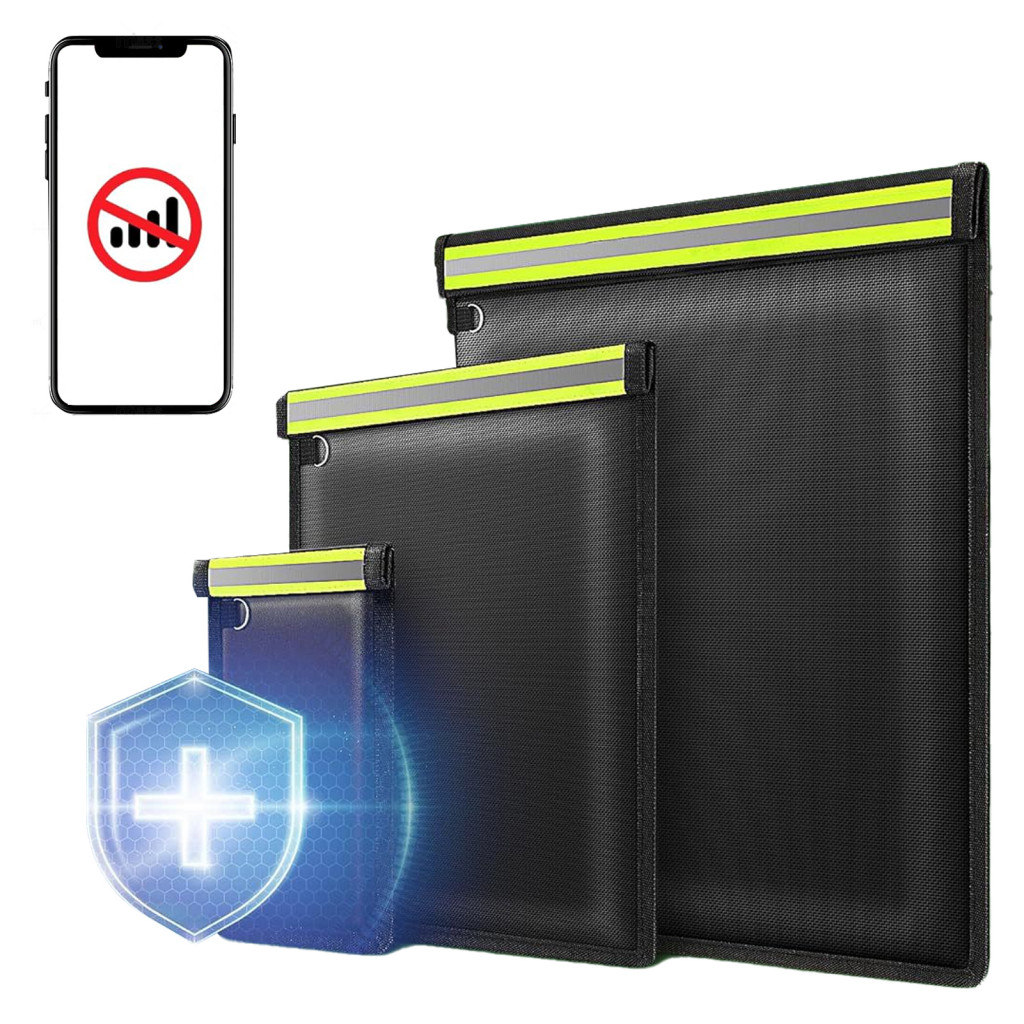 Laptop Bag Storage Pouch Anti-theft Faraday Bag with Reflective Strip ...