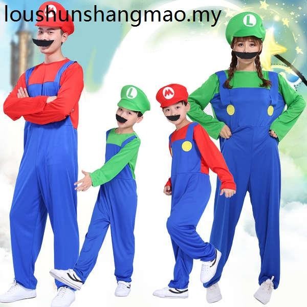 Halloween Adult Children Prom Show Props Mario Super Mario Cartoon Doll ...