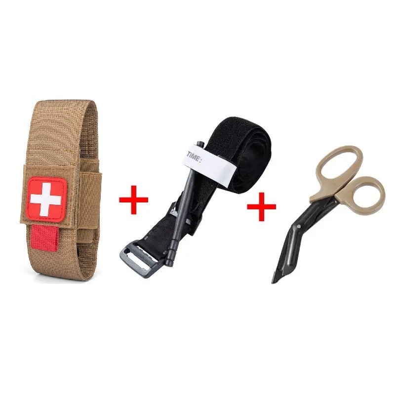LUC Field first aid kit CAT tourniquet Molle survival kit bag nursing