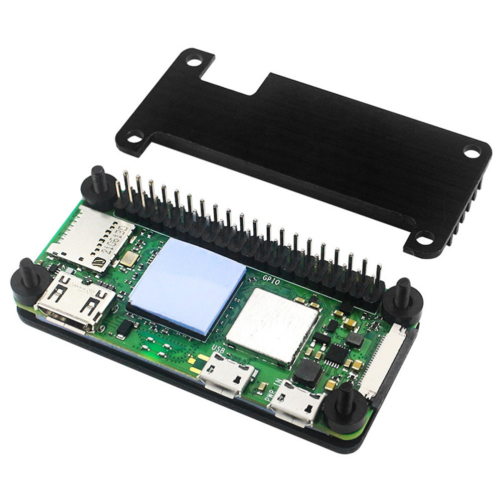 Rain For Raspberry Pi Zero 2W Aluminum Shell Kit Cooling Enclosure w ...