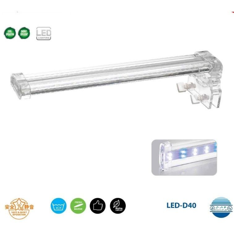 XiLong Clip On LED-D40 Aquarium Light Plant Light Cheato Light | Shopee ...