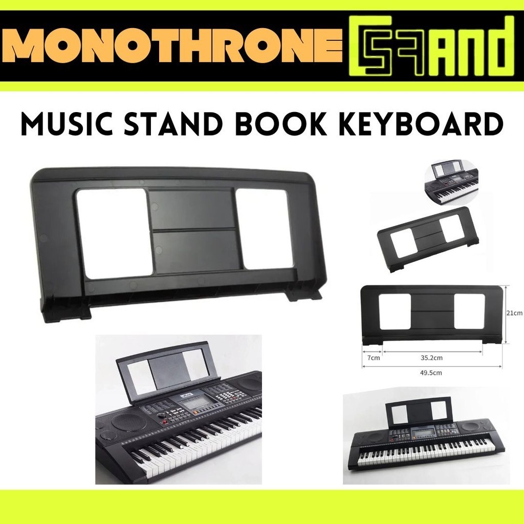 Stand Book Sheet Piano Keyboard Sheet Yamaha PSR Sheet Organ | Shopee ...