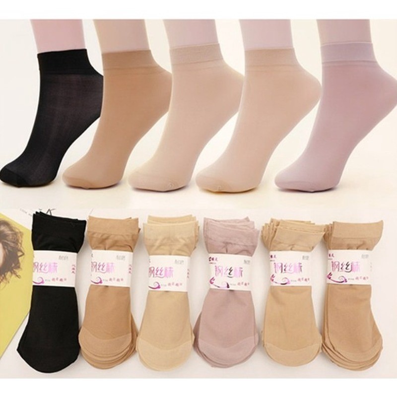 MALAYSIA..... 1 Pairs Ankle Silk Stockings Muslimah Stokin Pendek Nipis ...