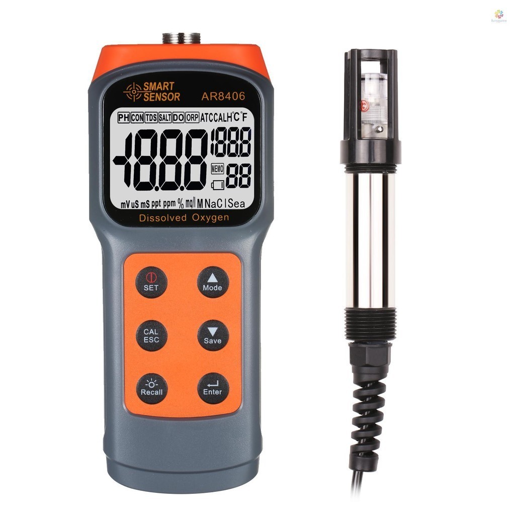 SMART SENSOR Digital Dissolved Oxygen Detector Dissolved Oxygen Meter ...