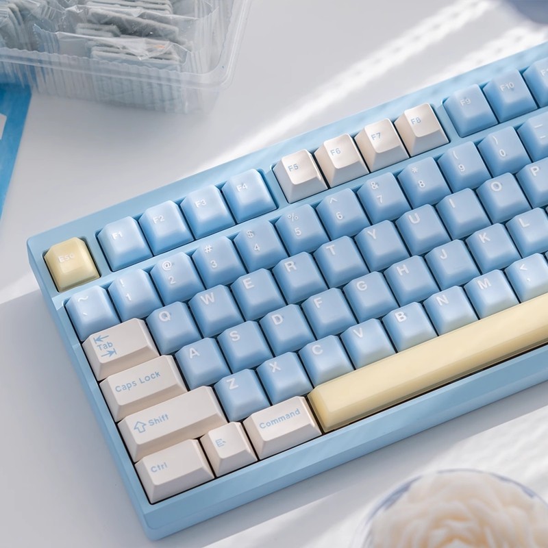【Keycap Only】Sea Salt Soda Keycap Translucence 164 Keys Cherry Profile ...