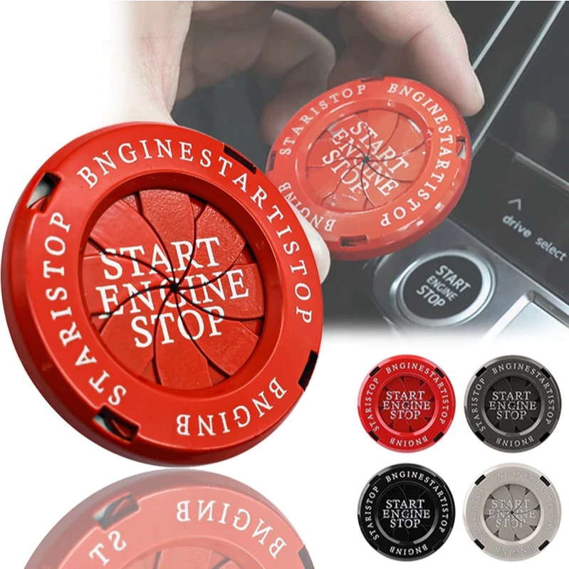 Car Engine Push Start Button Key Kunci Cover Sport Car Rally Design ...