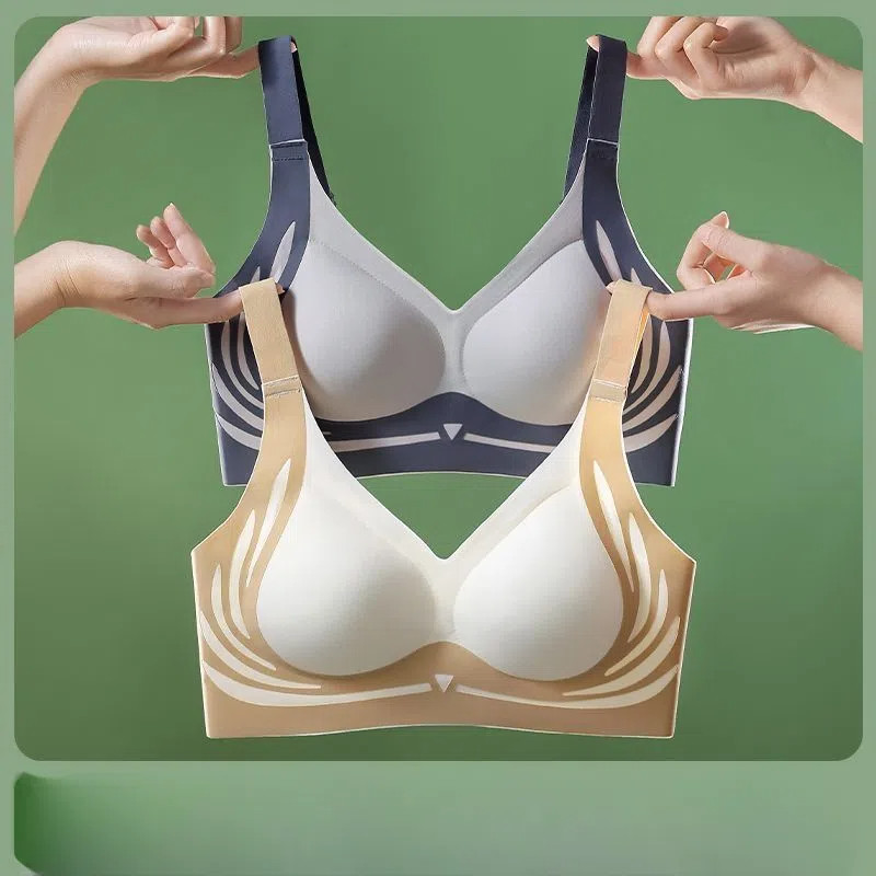 Lifting Seamless Underwear Women Wireless Comfortable Push-Up Back ...