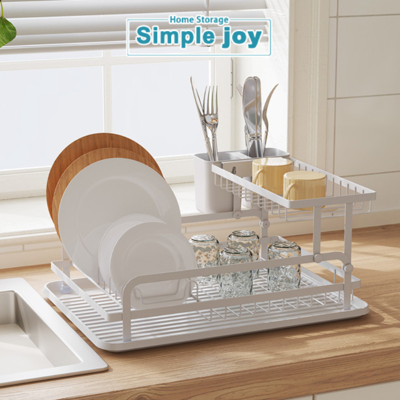 SimpleJoy Ins Style Rack Dish Rack Multipurpose Kitchen Plate Rack Dish ...