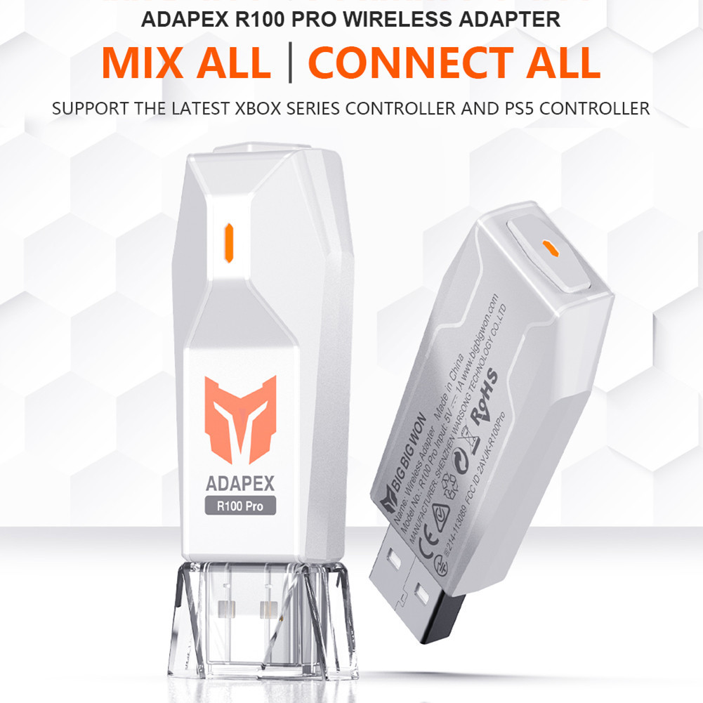 BIGBIG WON R100 Pro USB Wireless Adapter for Switch PS4/PS5 XBOX