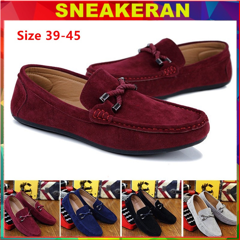 Ready Stock 2024 New Summer Fashion England Men's Driving Moccasin ...