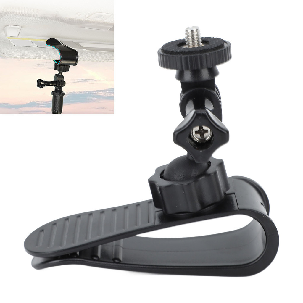 SPRCar Sun Visor Mount Holder Compatible For Osmo Pocket 3 Camera Car