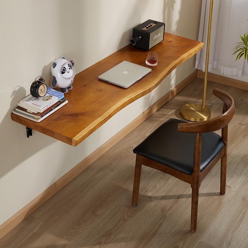Solid Wood Wall-Mounted Folding Table Dining Table Hanging Wall Table ...