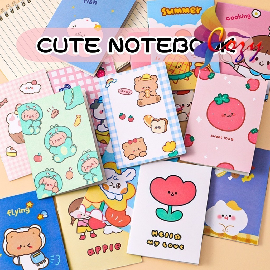 (1 PCS) Cute Design Mini Notebook Diary Pocket Notepad Kids Portable ...