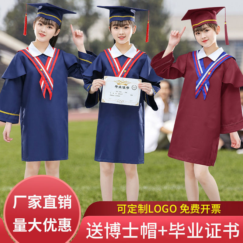 Children Doctor Uniform Doctoral Cap Kindergarten Doctor Uniform Suit ...