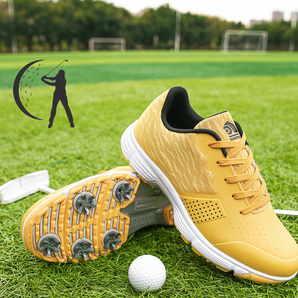 Waterproof Men's Golf Shoes Professional Golf Sneakers Walking Sports ...