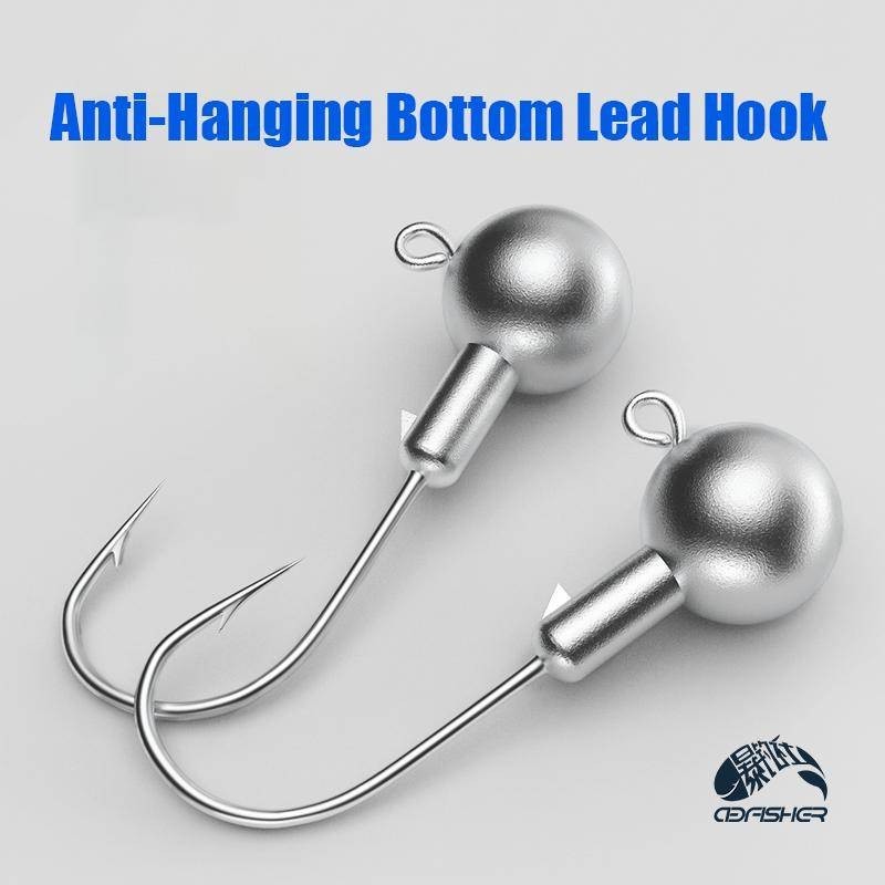 Bass Saltwater Jig Head Hooks Freshwater Sharp Jig Hooks Lead