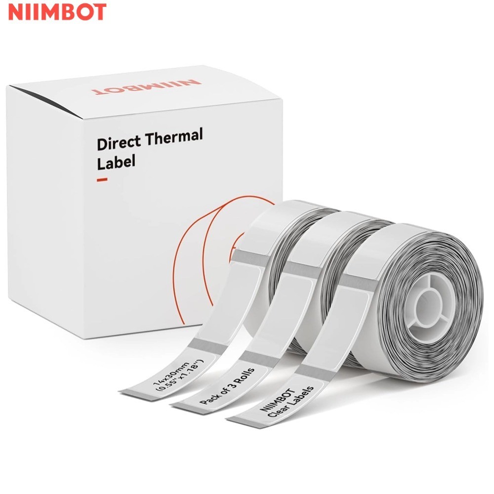 NIIMBOT 3 Rolls Labels for D11/D110/D101/H1S, Thermal Printer Labels ...