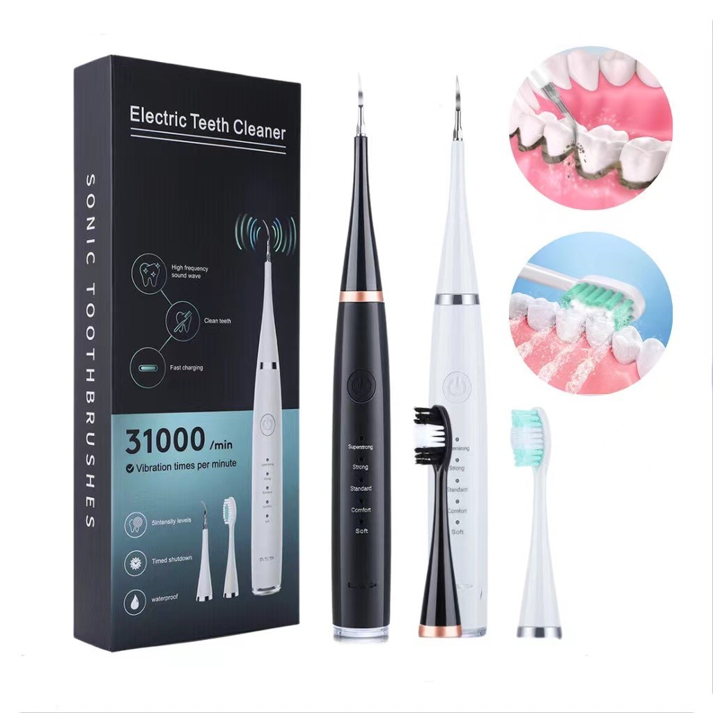 Electric Oral Irrigator Dental Scaler Tooth Cleaning Kit Calculus ...