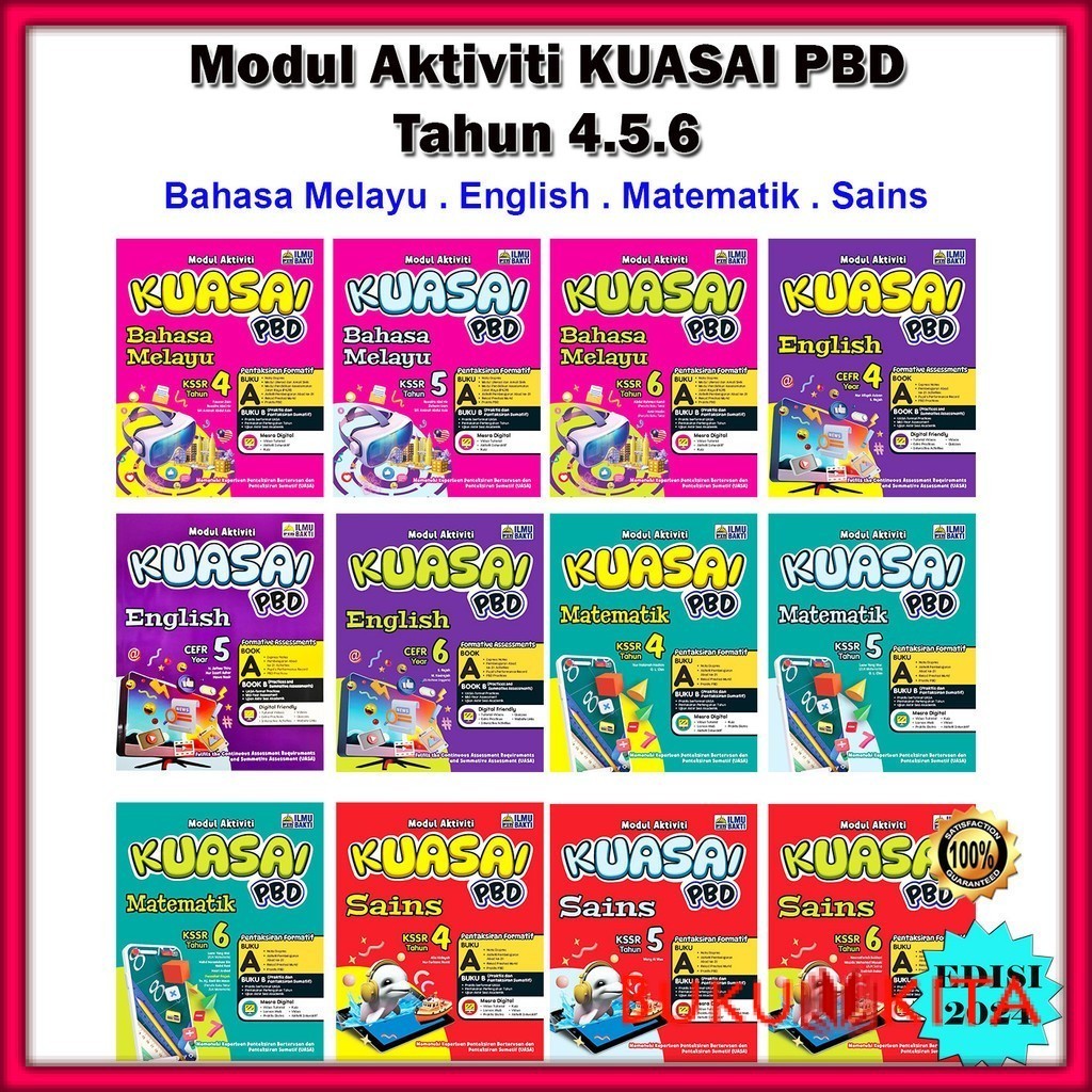 Buku Latihan : Modul Aktiviti Kuasai PBD Tahun 4 / 5 / 6 Edisi 2024 - B ...